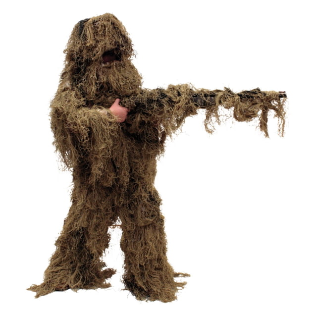 Red Rock Outdoor Gear 5-Piece Youth Ghillie Suit Woodland Desert Medium - Red Rock Outdoor Gear