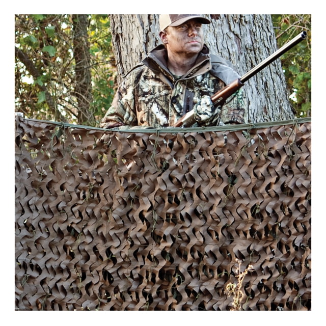Red Rock Outdoor Gear Big Game Camouflage Netting - Field Series Green/Brown 7'10" x 19'8" - Red Rock Outdoor Gear