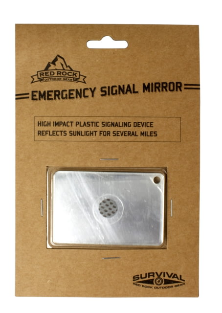 Red Rock Outdoor Gear Emergency Signal Mirror Clear - Red Rock Outdoor Gear