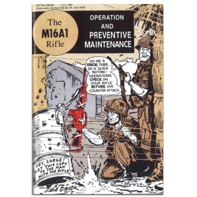 Red Rock Outdoor Gear Field Manuals Vietnam Color Comic for M16/AR 15 Rifles