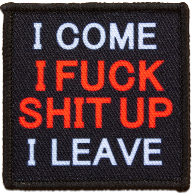 Red Rock Outdoor Gear Morale Patch I Come I F S Up I Leave - Red Rock Outdoor Gear