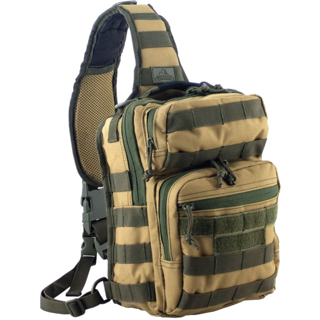 Red Rock Outdoor Gear Rover Sling Pack Coyote w/Olive Drab Webbing - Red Rock Outdoor Gear