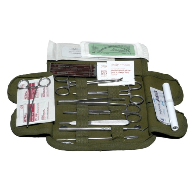 Red Rock Outdoor Gear Stainless Steel Surgical Set Olive Drab