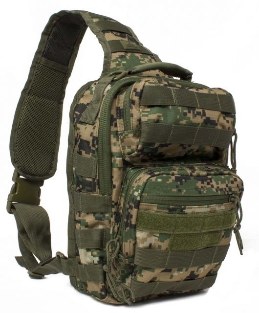 Red Rock Outdoor Gear Rover Sling Pack Woodland Digital - Red Rock Outdoor Gear