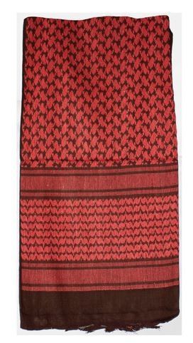 Red Rock Outdoor Gear Shemagh Head Wrap Red/Black