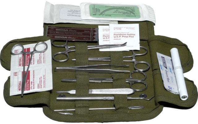 Red Rock Outdoor Gear Stainless Steel Surgical Set Olive Drab - Red Rock Outdoor Gear