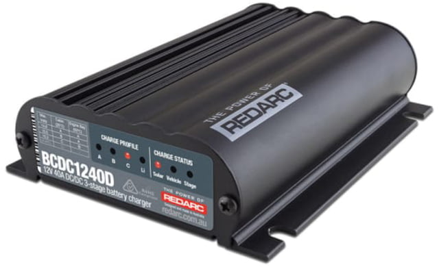 REDARC Dual Input In-Vehicle Battery Charger 12V 40A DC-DC - Redarc