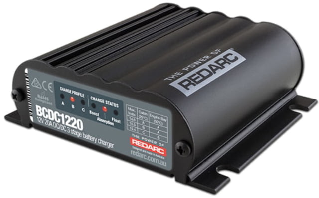 USED REDARC In-Vehicle Battery Charger 12V 20A Smart Start DCDC 3 Stage Ignition Control - No Solar