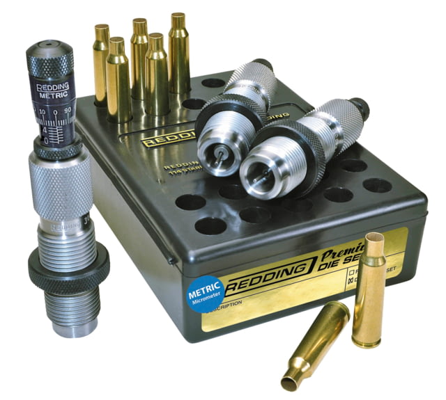Redding Reloading 6mm Creedmoor Metric Full Length Die Set Black - Redding Reloading