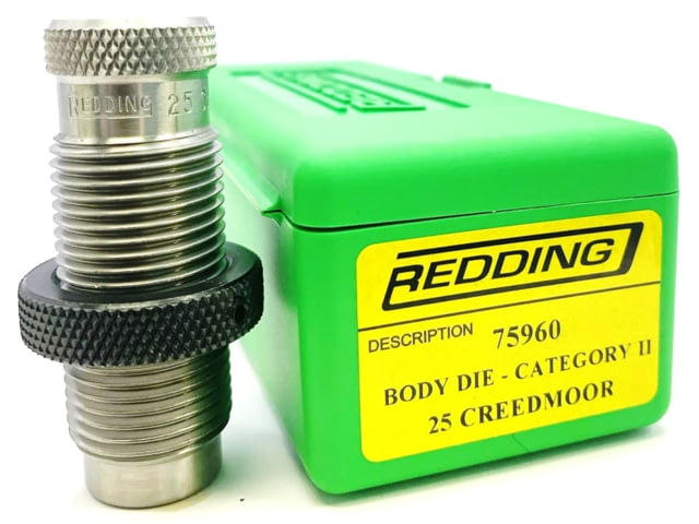 Redding Reloading 25 Creedmoor Body Die, Steel, Small, 75960 by USA Redding Reloading Reloading Dies