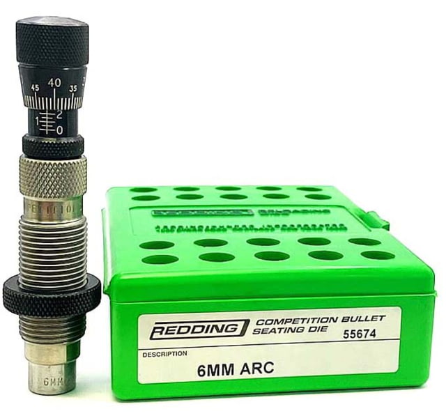 Redding Reloading 6MM ARC Competition Seating Die, Steel, Small, 55674 by USA Redding Reloading Reloading Dies