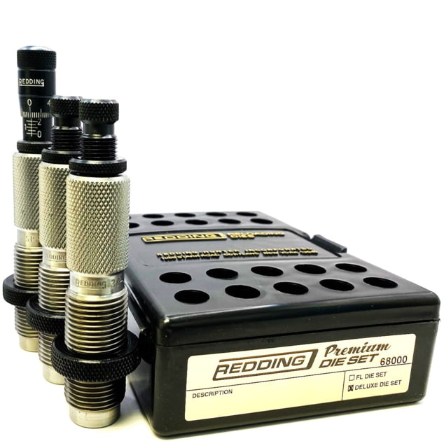 Redding Reloading 8MM x 57 Mauser Premium Series Deluxe Die Set Steel Small - Redding Reloading