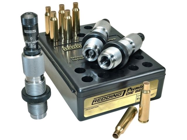 USED Redding Reloading Premium Series Deluxe Die Set - 300 Winchester Magnum  EDEMO2 Used Condition Fair - Redding Reloading