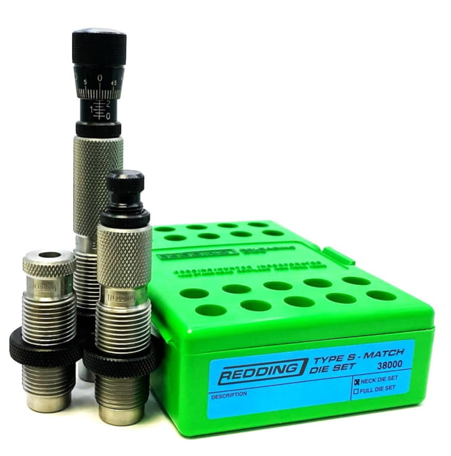 Redding Reloading 25 Creedmoor Type S-Match Bushing Neck Die Set Steel Small - Redding Reloading