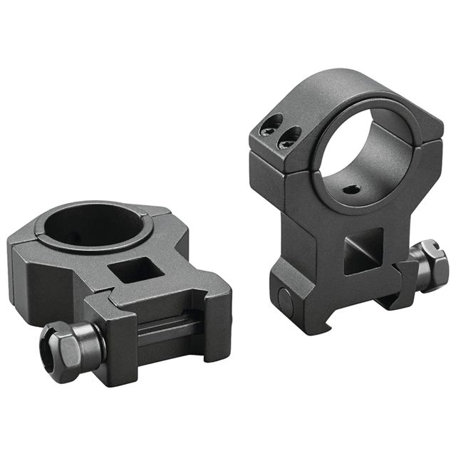Tasco 1in to 30mm High Reducing Ring Matte Black Clam E/F