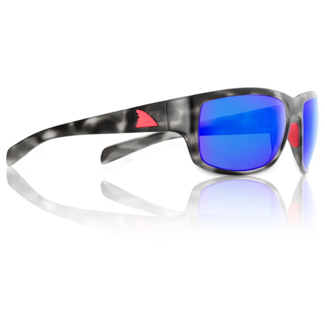 Redfin Polarized Amelia Sunglasses Black Tortoise Frame Coastal Blue Polarized Lens One Size - Redfin Polarized