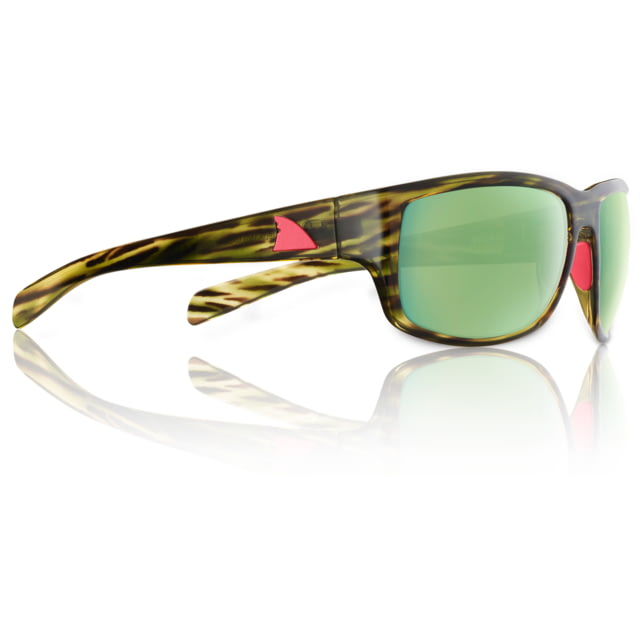 Redfin Polarized Amelia Sunglasses Driftwood Frame Seagrass Polarized Lens One Size - Redfin Polarized