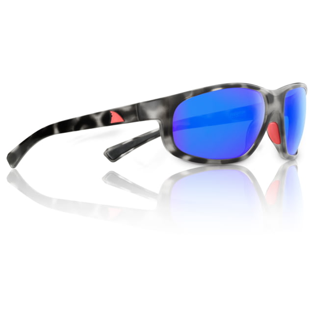 Redfin Polarized Jekyll Sunglasses Black Tortoise Frame Coastal Blue Polarized Lens One Size - Redfin Polarized