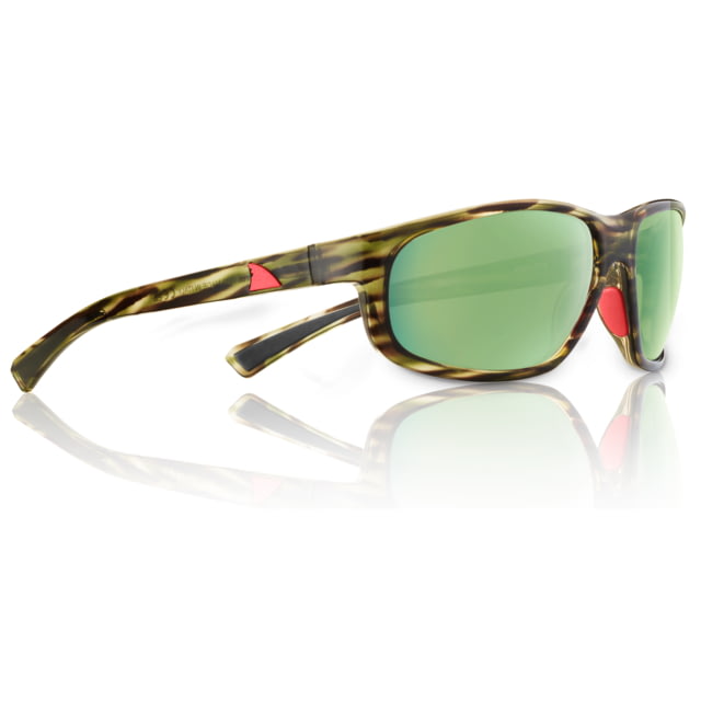 Redfin Polarized Jekyll Sunglasses Driftwood Frame Seagrass Polarized Lens One Size - Redfin Polarized