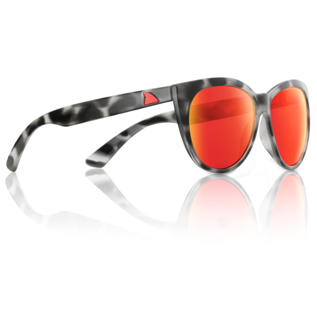 Redfin Polarized Key Largo Sunglasses Black Tortoise Frame Hull Red Polarized Lens One Size - Redfin Polarized