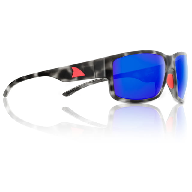 Redfin Polarized Sanibel Sunglasses Black Tortoise Frame Atlantic Blue Polarized Lens One Size - Redfin Polarized