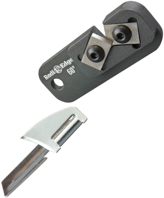 Redi-Edge Dog Tag Sharpener P38 60 Black aluminum handle - Redi-Edge