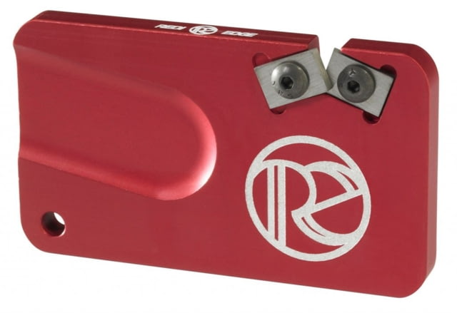 Redi-Edge Pocket Knife Sharpener Duromite Carbide Red Wit