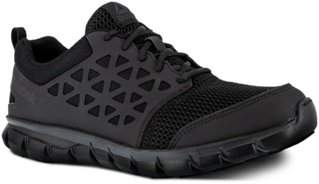 Reebok Sublite Cushion Work Shoe Toe Athletic Oxford - Men's, Medium, Black, 16, 690774479074