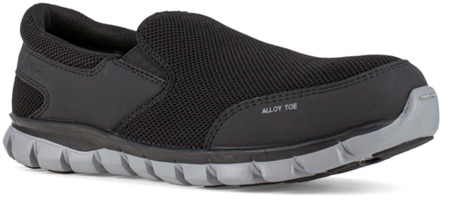 Reebok Sublite Cushion Work Slip On Athletic Oxford - Men's Black 14 Wide - Reebok