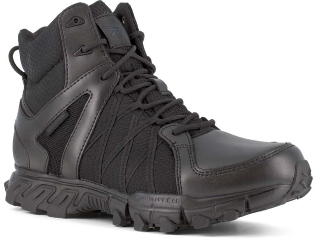 Reebok Trailgrip Tactical 6 Waterproof Boots w/Soft Toe - Mens Black 4 US Regular