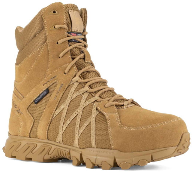Reebok Trailgrip Tactical 8in Waterproof Insulated Boots w/Composite Toe - Mens Coyote 9 US Wide