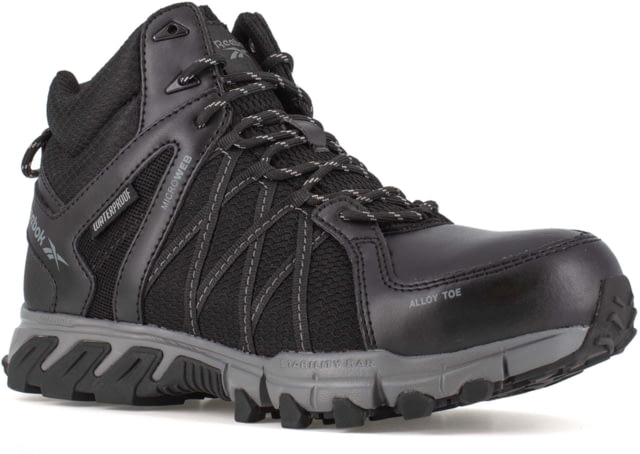 Reebok Trailgrip Athletic Waterproof Work Hiker - Men's Black/Grey 15 Wide - Reebok