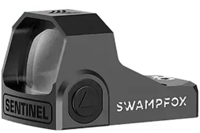 OpticsPlanet Exclusive Swampfox Sentinel Ultra Compact Micro Green Dot Sight 1x16mm 3 MOA Green Dot Reticle Auto Brightness Black - Swampfox
