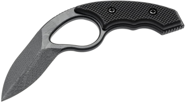 Regiment Blades Low Viz G10 Non-Metallic Fixed Blade Knife 2.3in Steel G10 Handle Black/Gray 6inch - Regiment Blades