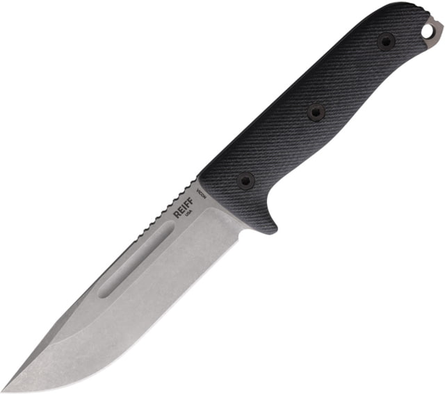 Reiff Knives Vicon Fixed Blade Black Mic REK - Reiff Knives