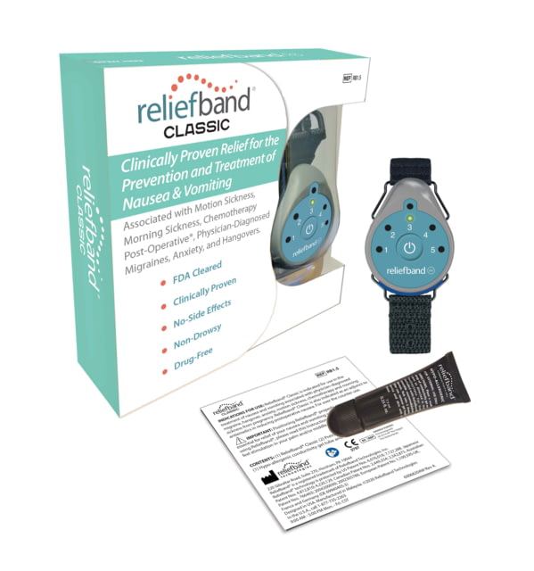 Reliefband Technologies Anti-Nausea and Vomiting Classic Band Gray - Reliefband