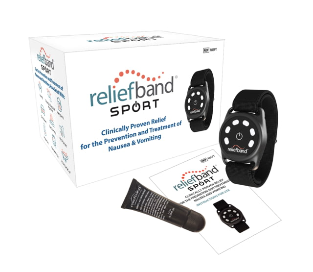 Reliefband Technologies Anti-Nausea and Vomiting Sport Band Black - Reliefband
