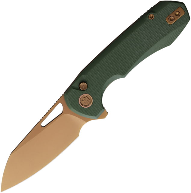Remette Camel Button Linerlock G10 Grn RMT - Remette