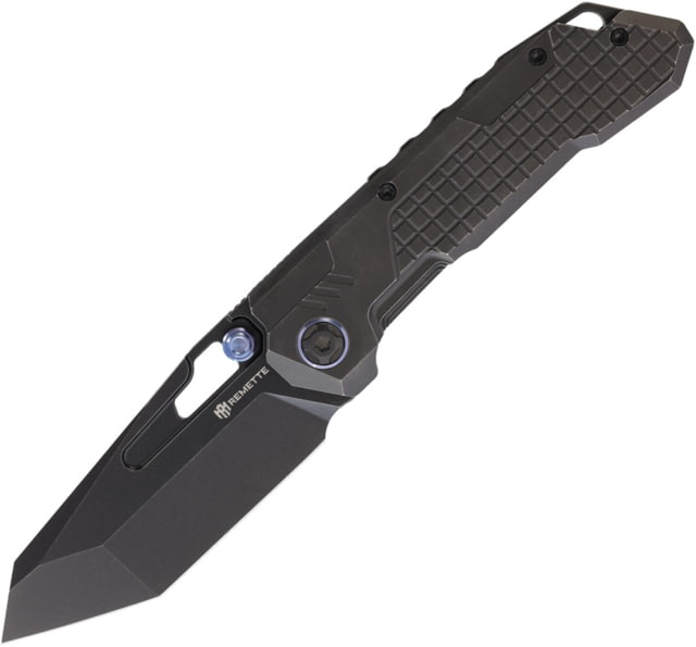 Remette Cool Leopard Button Framelock RMT - Remette