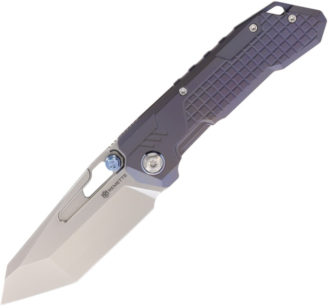 Remette Cool Leopard Button Framelock RMT - Remette