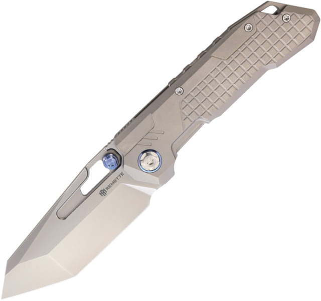 Remette Cool Leopard Button Framelock RMT - Remette