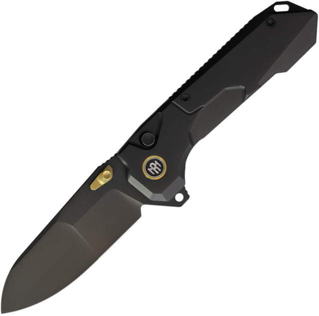 Remette Cosmic Button Linerlock Ti Blk RMT - Remette