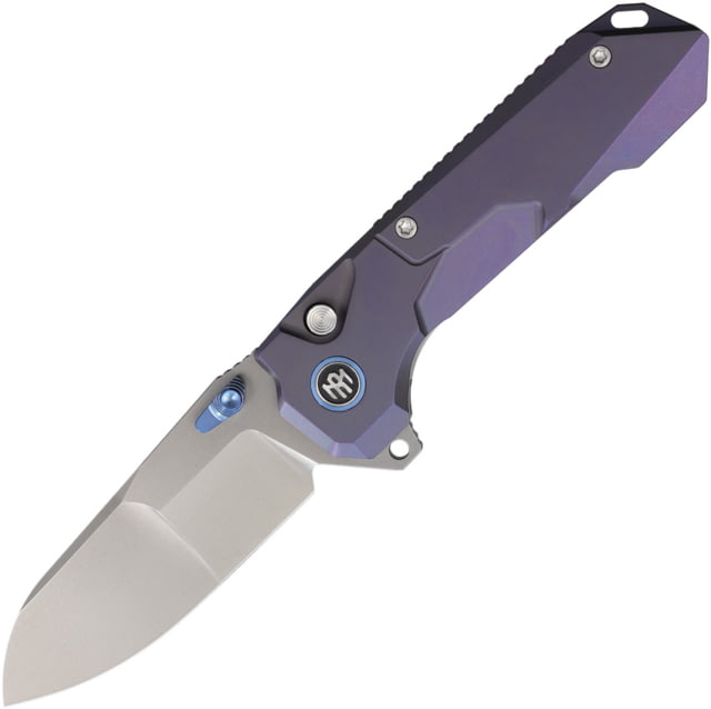 Remette Cosmic Button Linerlock Ti Blu RMT - Remette