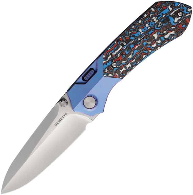 Remette Meteor Button Linerlock Ti/CF RMT - Remette
