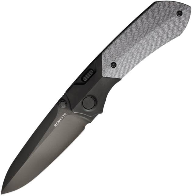 Remette Meteor Button Linerlock Ti/CF RMT - Remette