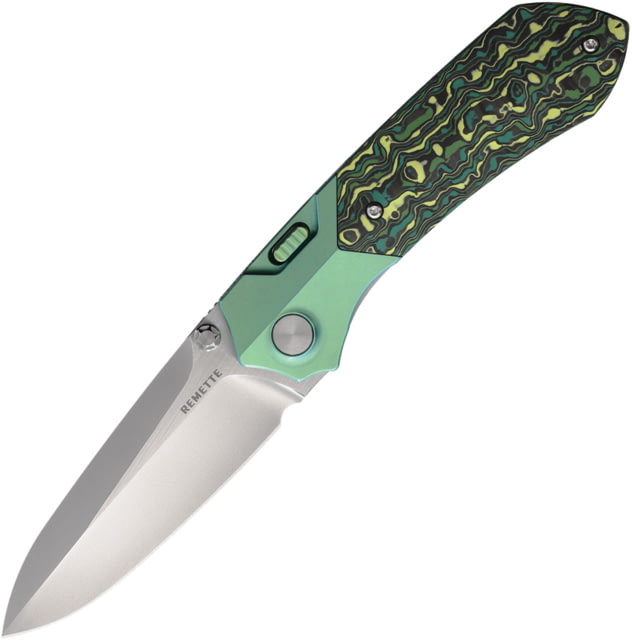 Remette Meteor Button Linerlock Ti/CF RMT - Remette