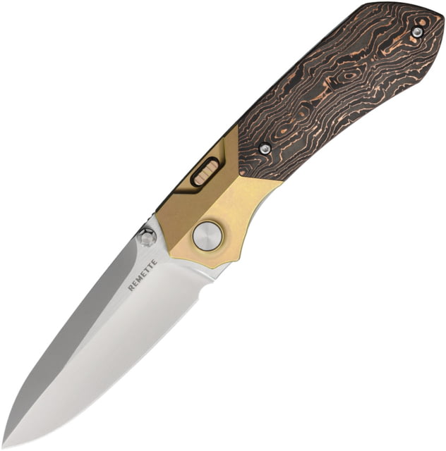 Remette Meteor Button Linerlock Ti/CF RMT - Remette
