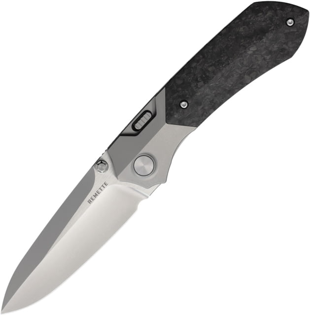 Remette Meteor Button Linerlock Ti/CF RMT - Remette