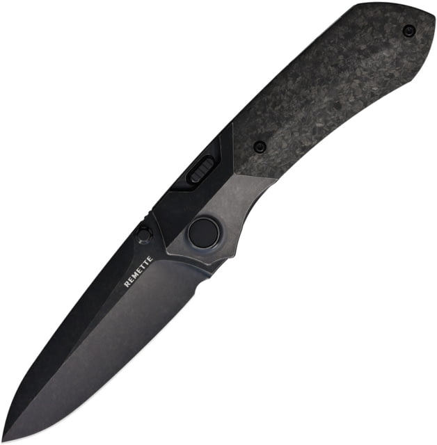 Remette Meteor Button Linerlock Ti/CF RMT - Remette