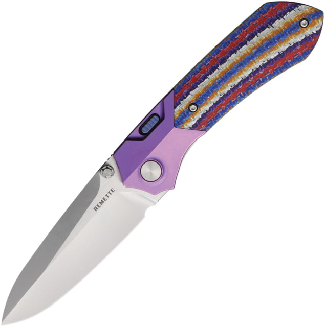 Remette Meteor Button Linerlock Ti/CF RMT - Remette